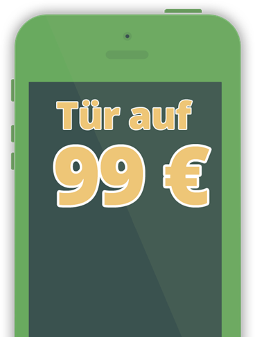 aufsperrdienst Neuhofen römerhof: mobiltelefon mit günstigem festpreis darauf abgebildet